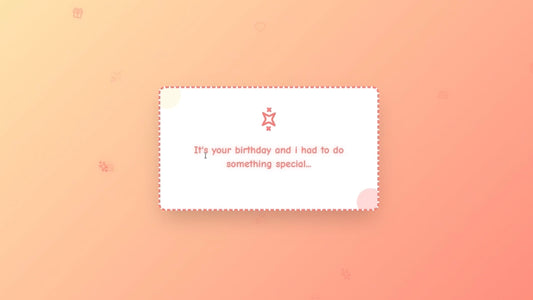 Birthday Wish 4 Customisable Link